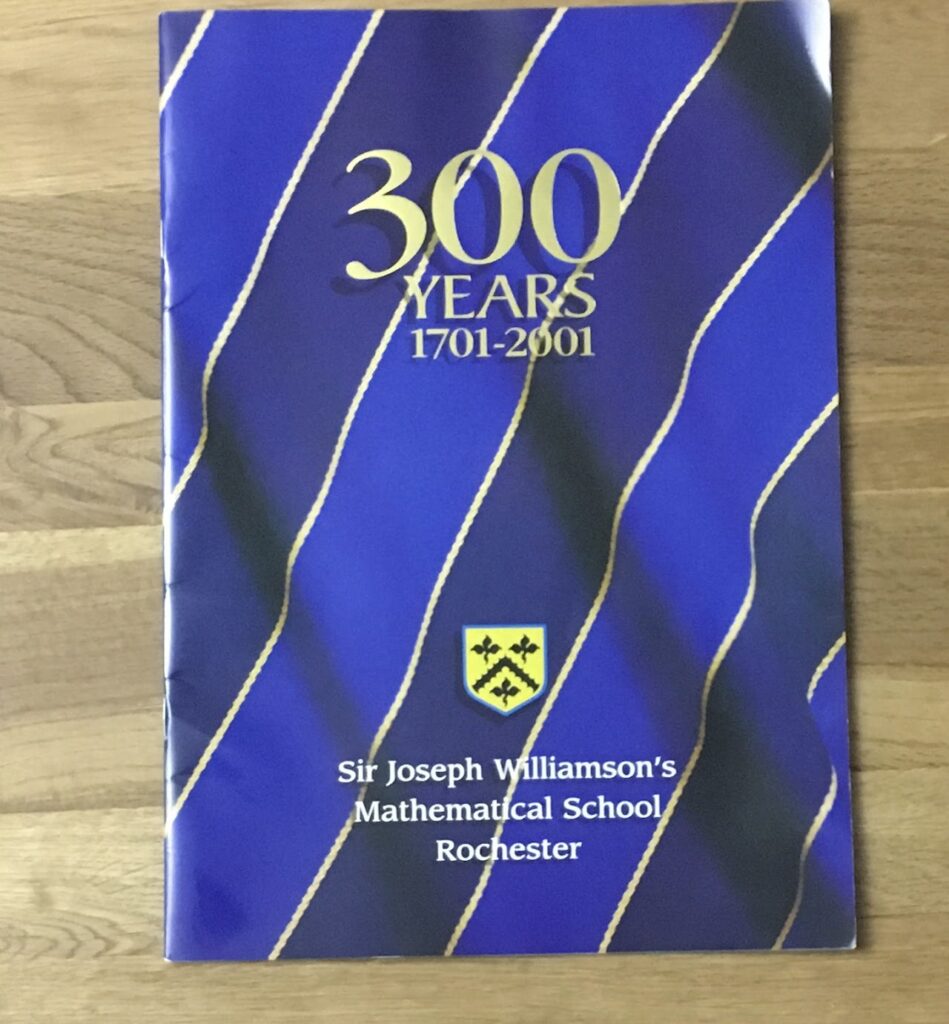 A booklet celebrating 300 year anniversary